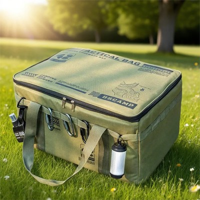 30-42L Camping Storage Bag Insulated Folding Box Waterproof Picnic Tab
