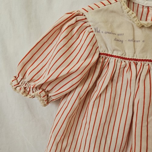 Camicia da notte vintage anni 70 Sua Maestà neonato 9 mesi Natale vacanze righe - Foto 4 di 9