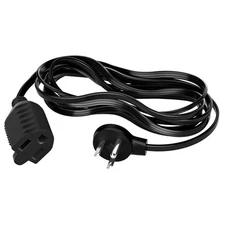 Flat Plug Extension Cord 20 Ft with Slim Space-Saving Plug Design, Thin Flat ...