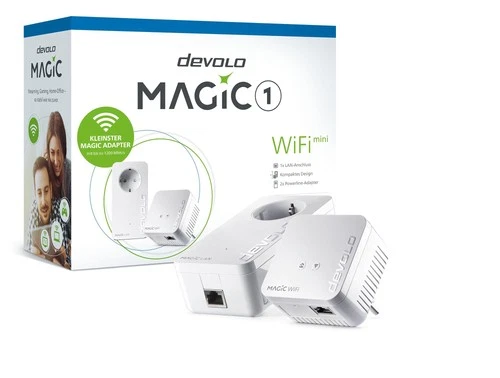 Devolo Magic 1 WiFi mini Starter Kit Powerline WLAN Network Kit 400MBit/s