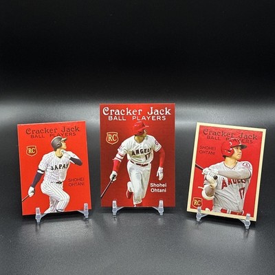 Shohei Ohtani Cracker Jack Rookie Card Lot Los Angeles Angels Dodgers RC