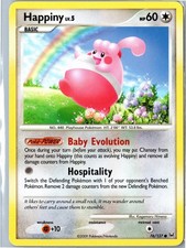 Pokemon Card - Happiny Platinum 76/127 2009 Common Lightly Played on eBay