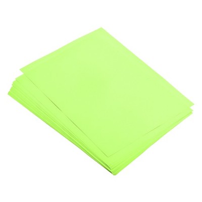 A4 Colored Copy Paper 11.8x7.9 Inch 80gsm Fluorescence Green 100 Sheets