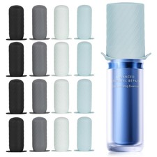 Bottle Covers for Travel, Elastic Sleeves Leak Proofing, 16Pack, Grey
