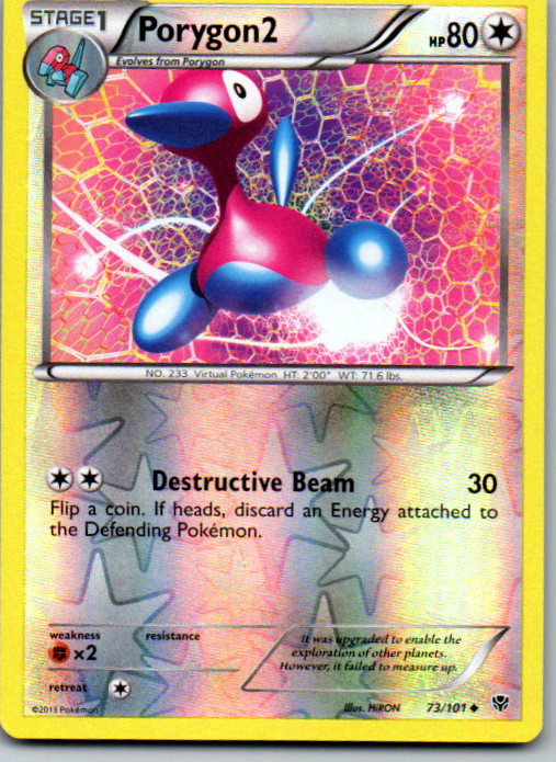 Porygon2 Uncommon Plasma Blast 73/101 LP