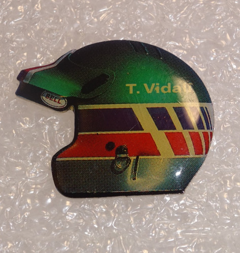 ⭐️⭐️⭐️ AUDI Motorsport Helm T. Vidali Pin Anstecknadel ⭐️⭐️⭐️