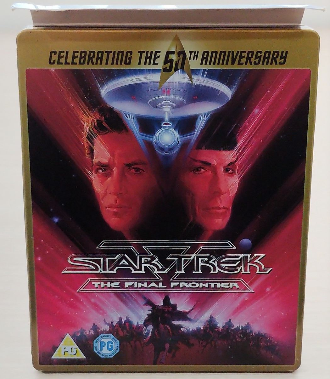 Star Trek : The Final Frontier - 50th Anniversary Steelbook Blu-Ray In VGC