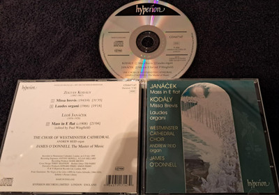 KODALY Missa Brevis & Laudes organi JANACEK Mass 2000 cd hyperion