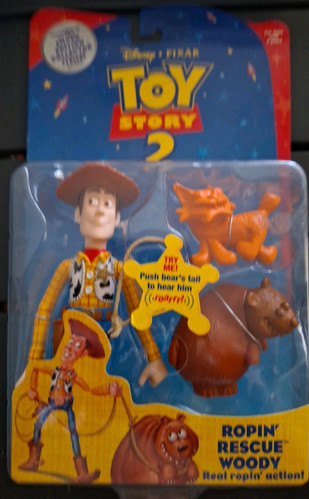 Toy Story 2 Ropin Rescue Woody Rare 1999 - Picture 1 of 4