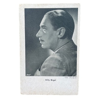 Postkarte AK Willy Birgel Theater Schauspieler UFA Ungelaufen Ansichtskarte