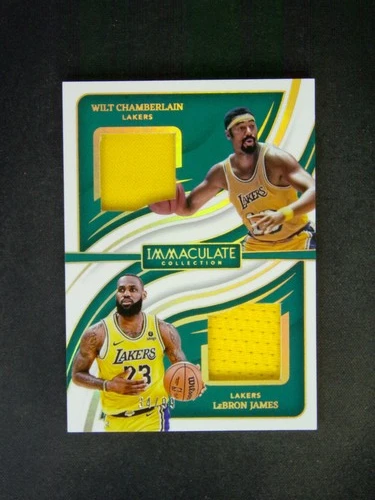 2023-24 Immaculate Wilt Chamberlain/Lebron James Dual Patch /99