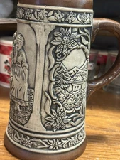 7” Tall Beer Stein Vintage Original Gerzit Gerz Made In West Germany Pre-Owned