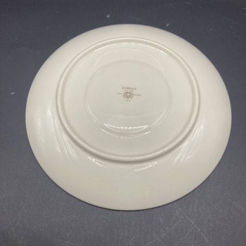 Gorham China Lorenzo De Medici Green & Gold Tea Cup Saucer DCS1 - Picture 3 of 4