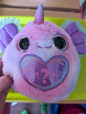 Pink Purple Unicorn Plush Stuffed Animal, Small 6-14 in, Big Eyes, Age 3