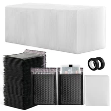 242 Pcs Trading Card Shipping Protector Set Include 120 3.5" x 4.5" Plastic T...