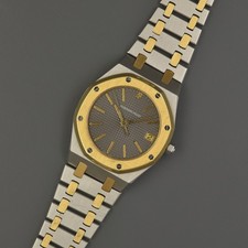 AUDEMARS PIGUET Royal Oak 6023 SA vintage quarzo 36mm acciaio ORO 80s