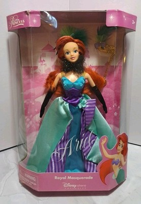 Disney Princess Royal Masquerade Ariel 12'' Doll Disney Store Exclusive 