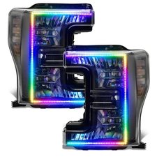 Oracle 8203-332 17-19 F250/350 Dynamic ColorSHIFT Pre-Assembled Headlights