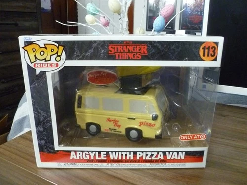 Argyle With Pizza Van #113 Stranger Things Target Exclusive Funko Pop Rides