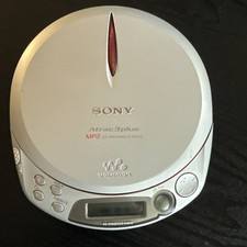 Sony Walkman D-NE510 Atrac3 Plus Portable CD MP3 Player Discman Tested Silver