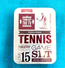 Lagoon Tennis Tiddlywinks Travel Game For 2 Players