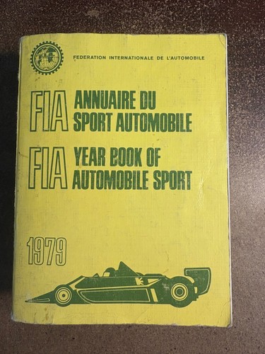 1979 FIA Year Book of Automobile Sport