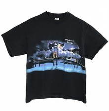 VTG Michigan Mackinac Bridge 90s T-Shirt Made in USA Black