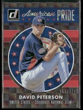 2017 Donruss #AP-17 David Peterson American Pride Silver #/349