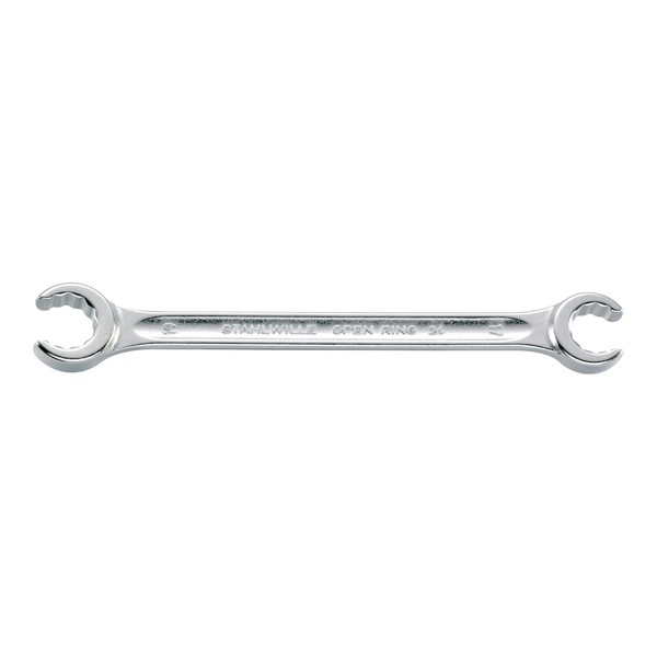 Stahlwille Offener DoppelringschlüSsel Abgew. OPEN-RING SW.22 X 24Mm L.245Mm-image
