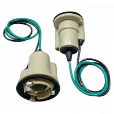 2PCs Socket for Reverse Tail Light  Park Turn Signal 2 Wire Back up Light