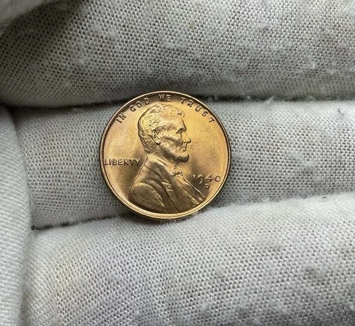 1940-D  Choice Uncirculated BU Red RD - Lincoln Wheat Cent  ~ S253
