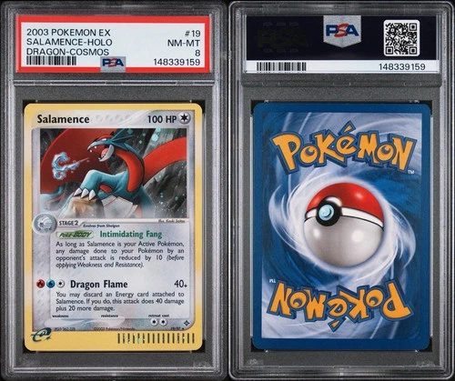 Salamence 19/97 Pokemon EX Dragon Cosmos Holo NM-MT PSA 8