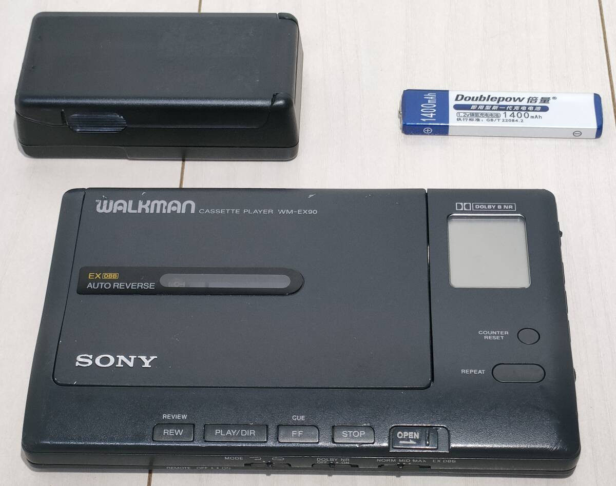 SONY WM-EX90 BLACK OPERATION CONFIRMED EXCELLENT CONDITION