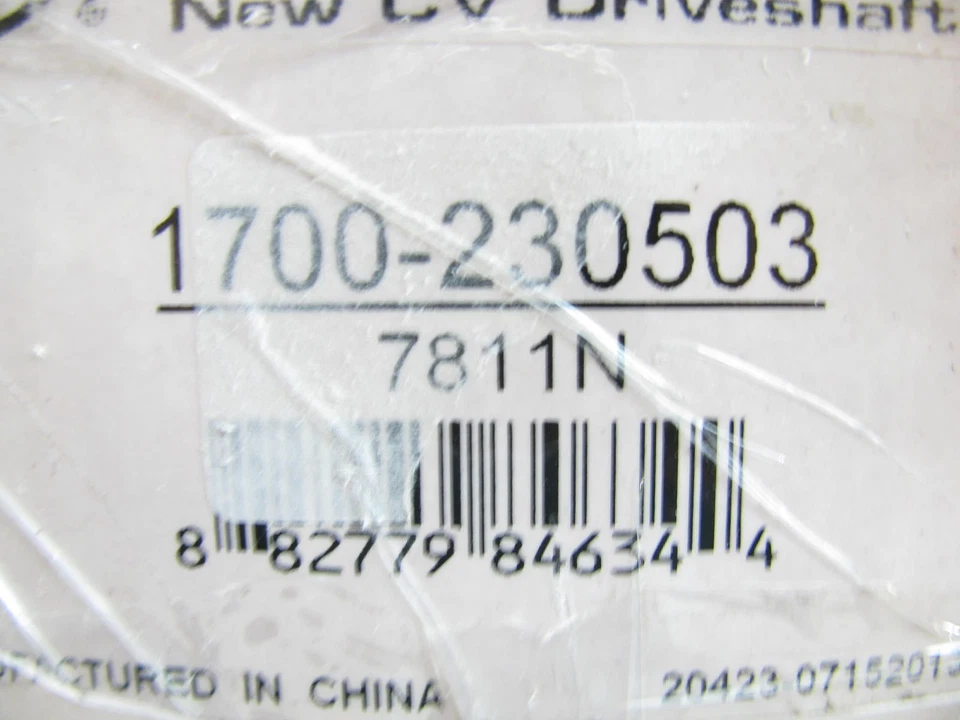 Conjunto de eixo dianteiro esquerdo CV Autopart 1700-230503 1999-00 Volvo S40 2000 V40 A/T - Imagem 2 de 2