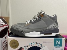 Nike Air Jordan Retro 3 Cool Grey 2021 Size 9.5 Authentic Basketball OG 1 Nigel