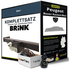 Anhängerkupplung BRINK starr für PEUGEOT Boxer Kasten/Bus +E-Satz AHK NEU ABE