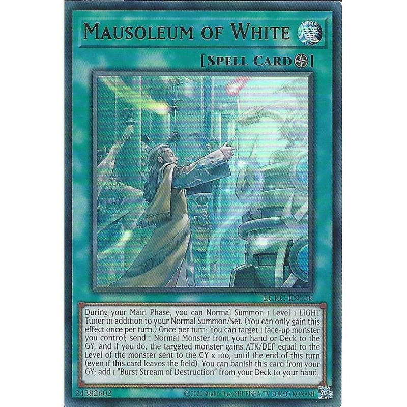 LCKC-EN036 Mausoleum of White : Ultra Rare Card : Kaiba Collection : YuGiOh TCG