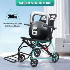 Lightweight Folding Manual Wheelchair Narrow Doorways Wheel Chair Weight 21lbs
