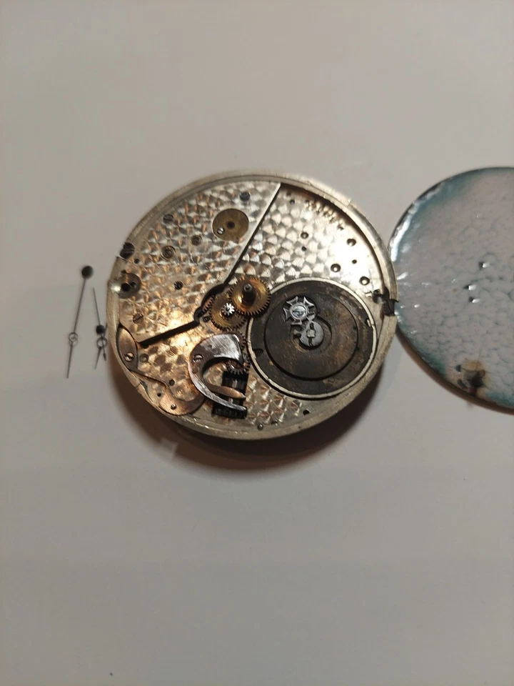 Карманные часы Ulysse Perret Locle высокого класса с механизмом мужские швейцарские полностью украшенные драгоценностями - Изображение 4 из 4