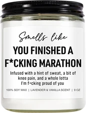 Funny Scented Candle, Gifts for Runners Men, Women, Christmas, Cross Country Run