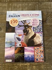 Disney Frozen Create-A-Scene Sticker Activity Pad Over 230 Stickers 