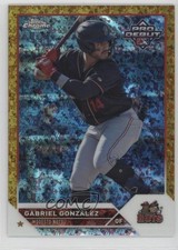 2023 Pro Debut Chrome Gold Mini-Diamond Refractor 15/50 Gabriel Gonzalez 06z2