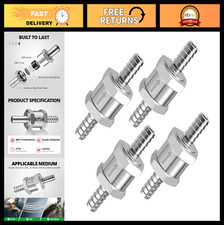 38 Inline Fuel Check Valve - One Way Non-return For Diesel Gasoline 4pcs