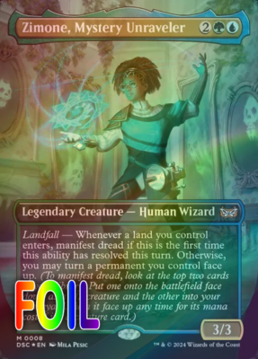 MTG - Zimone, Mystery Unraveler (Borderless)(8) - Commander