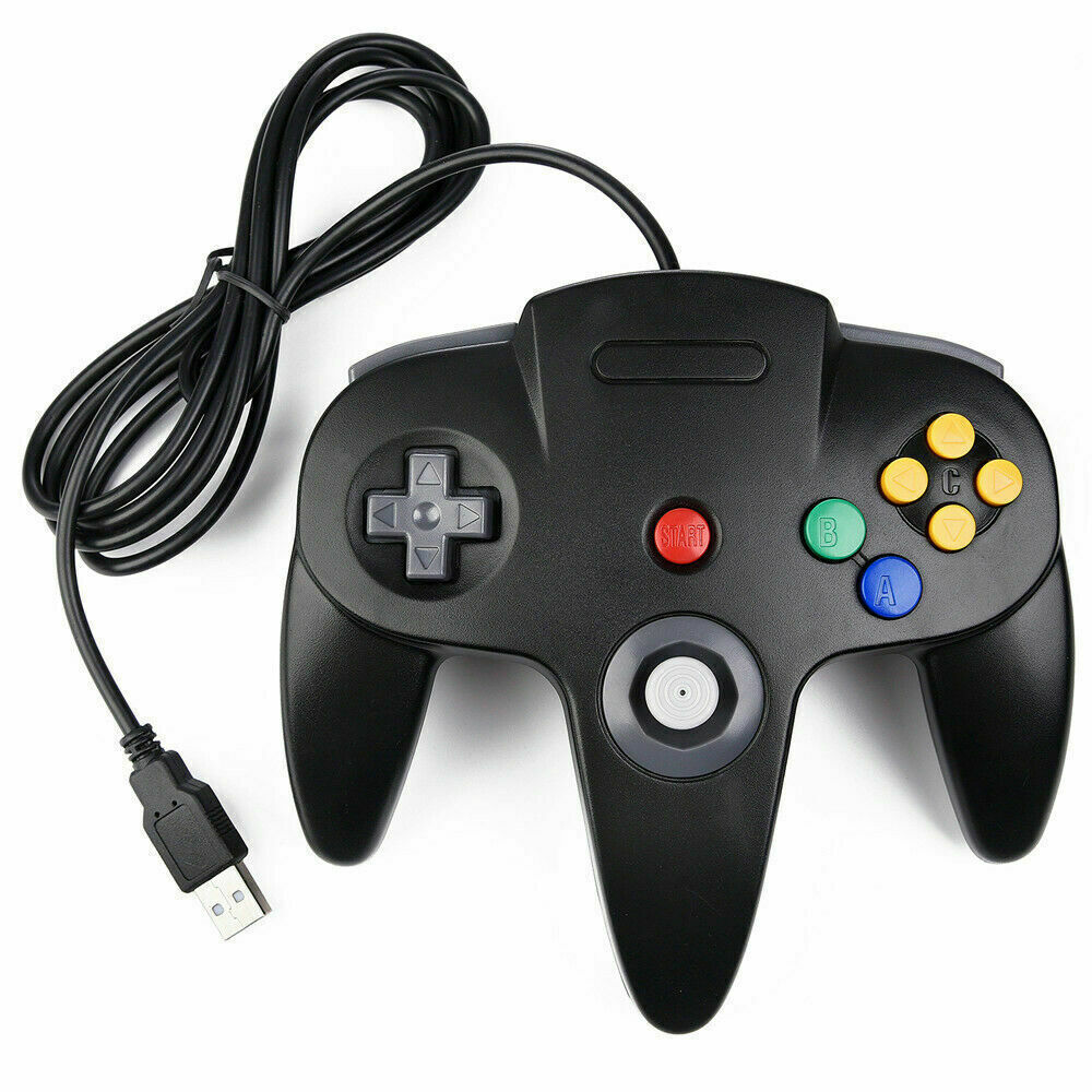 USB N64 Controller Joystick Nintendo 64 Gamepad Für PC Mac Laptop Computer Games