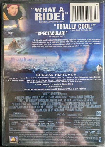 The Day After Tomorrow (DVD, 2004) ( Includes Special 3D Slipcover) - Imagen 5 de 8