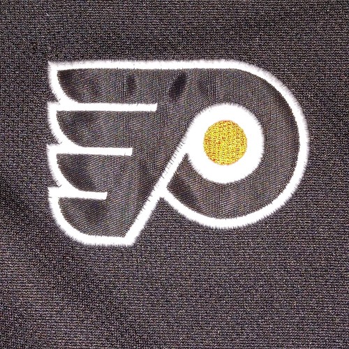 Philadelphia Flyers Jacket Mens Large Black Full Zip Hoodie NHL Hockey Adult - Picture 3 of 6