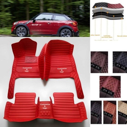For Mini Cooper All Models Custom Non-Slip Car Floor Mats Waterproof Cargo Liner - Foto 31 di 34