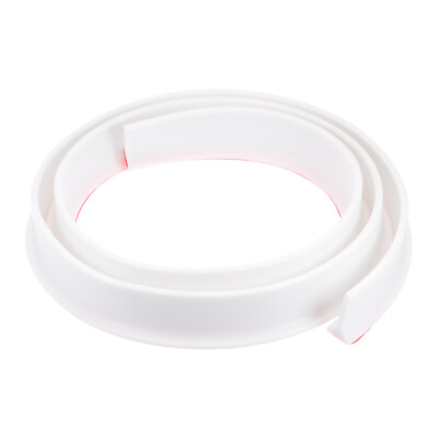 Faltbare Dusche Wasserretention 47,24'' Duschkappe für Toilette, weiß