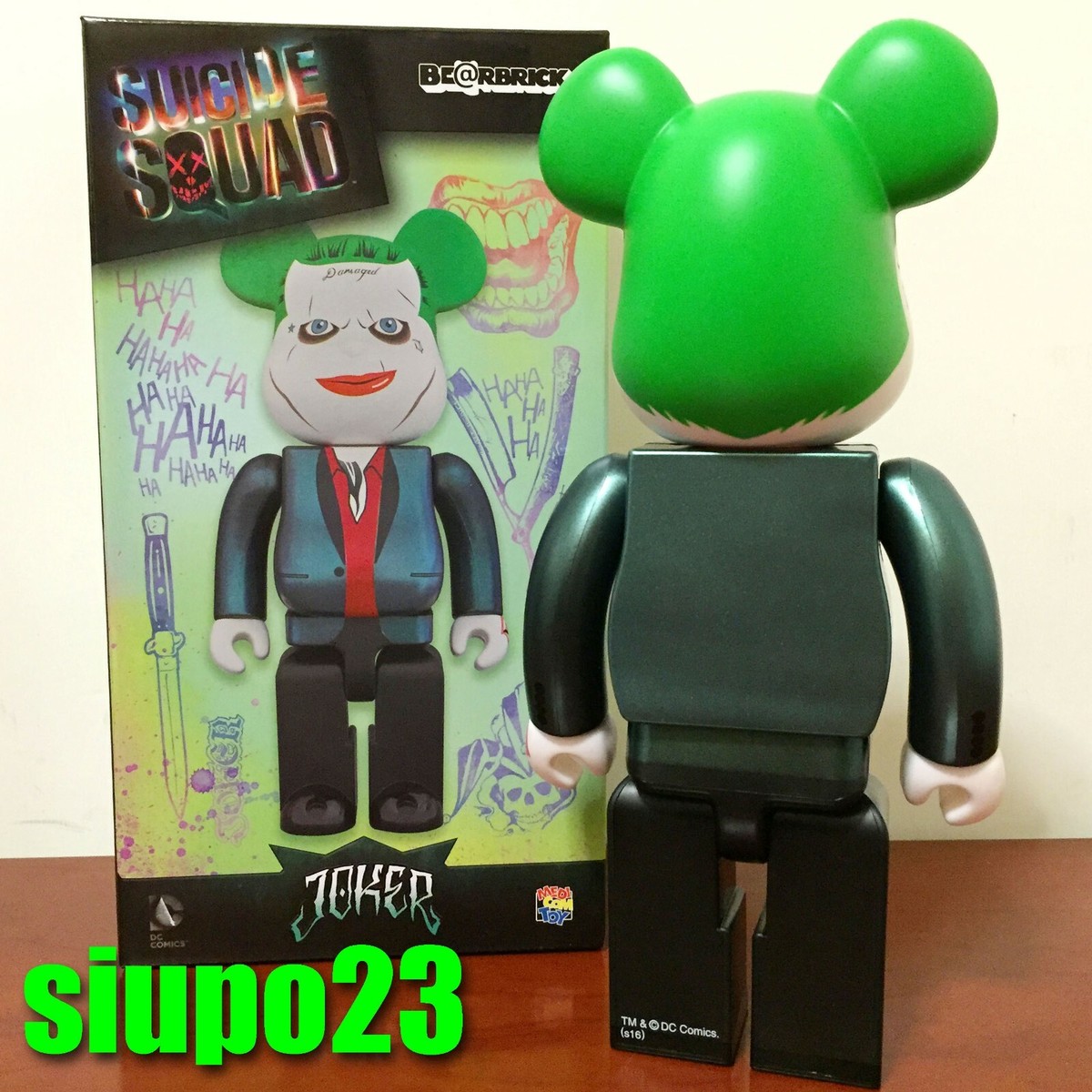 Medicom 400% Bearbrck ~ DC Comics Joker Be@r brick Suicide